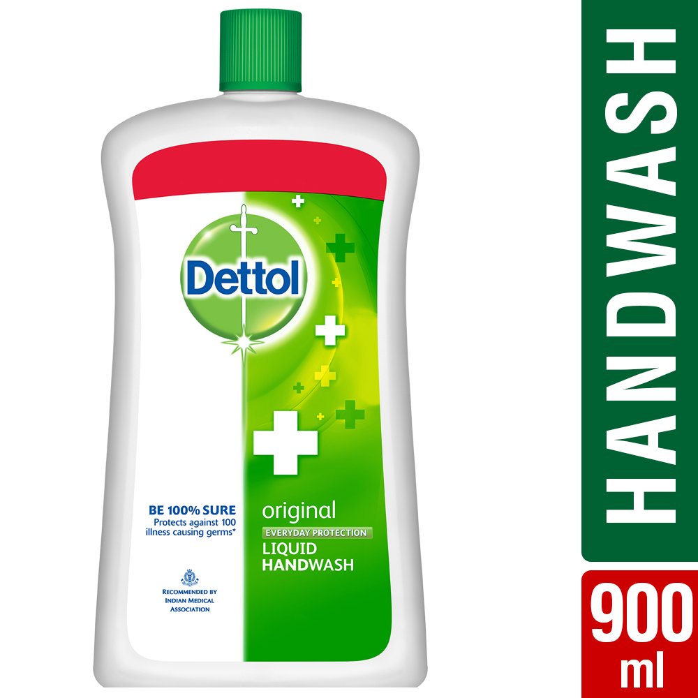 Dettol Liquid Soap Jar Original, 900 ml